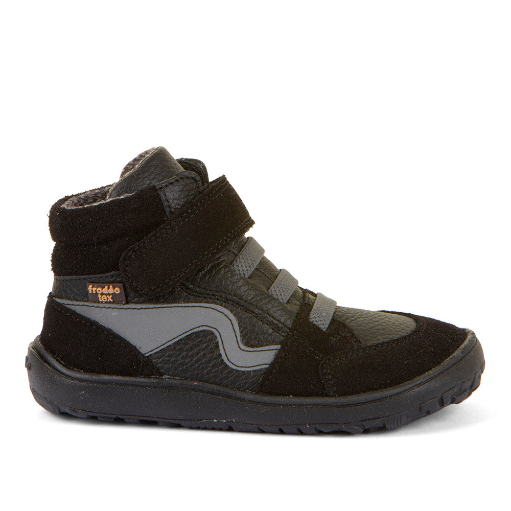 Froddo Buty barefoot dla dzieci wysokie Tex Go Black