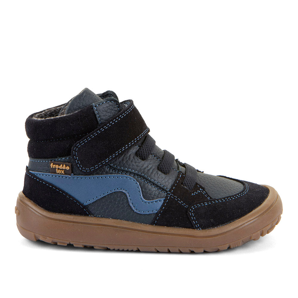Froddo Buty barefoot dla dzieci wysokie Tex Go Dark Blue