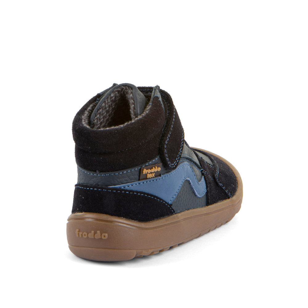 Froddo Buty barefoot dla dzieci wysokie Tex Go Dark Blue