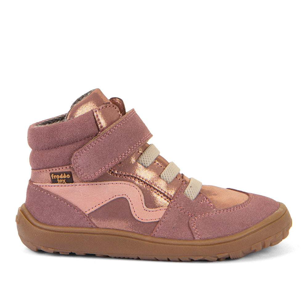 Froddo Buty barefoot dla dzieci wysokie Tex Go Pastel Pink