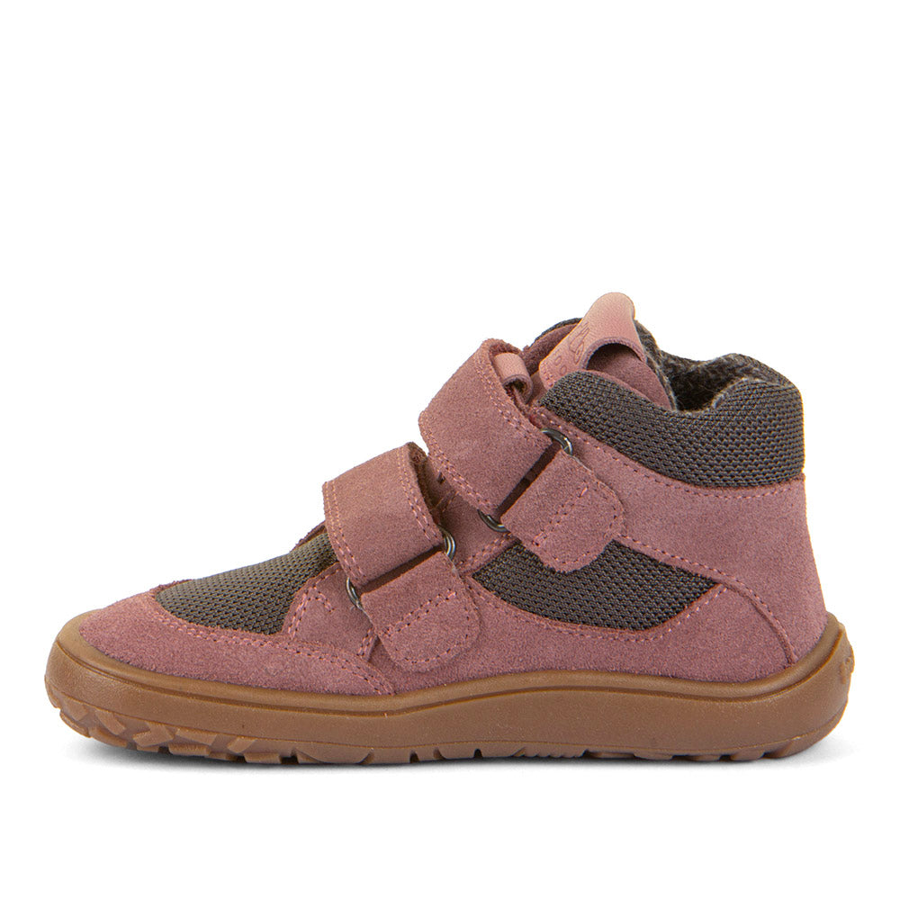 Froddo Buty barefoot dziecięce za kostkę Tex-Autumn Przygaszony róż
