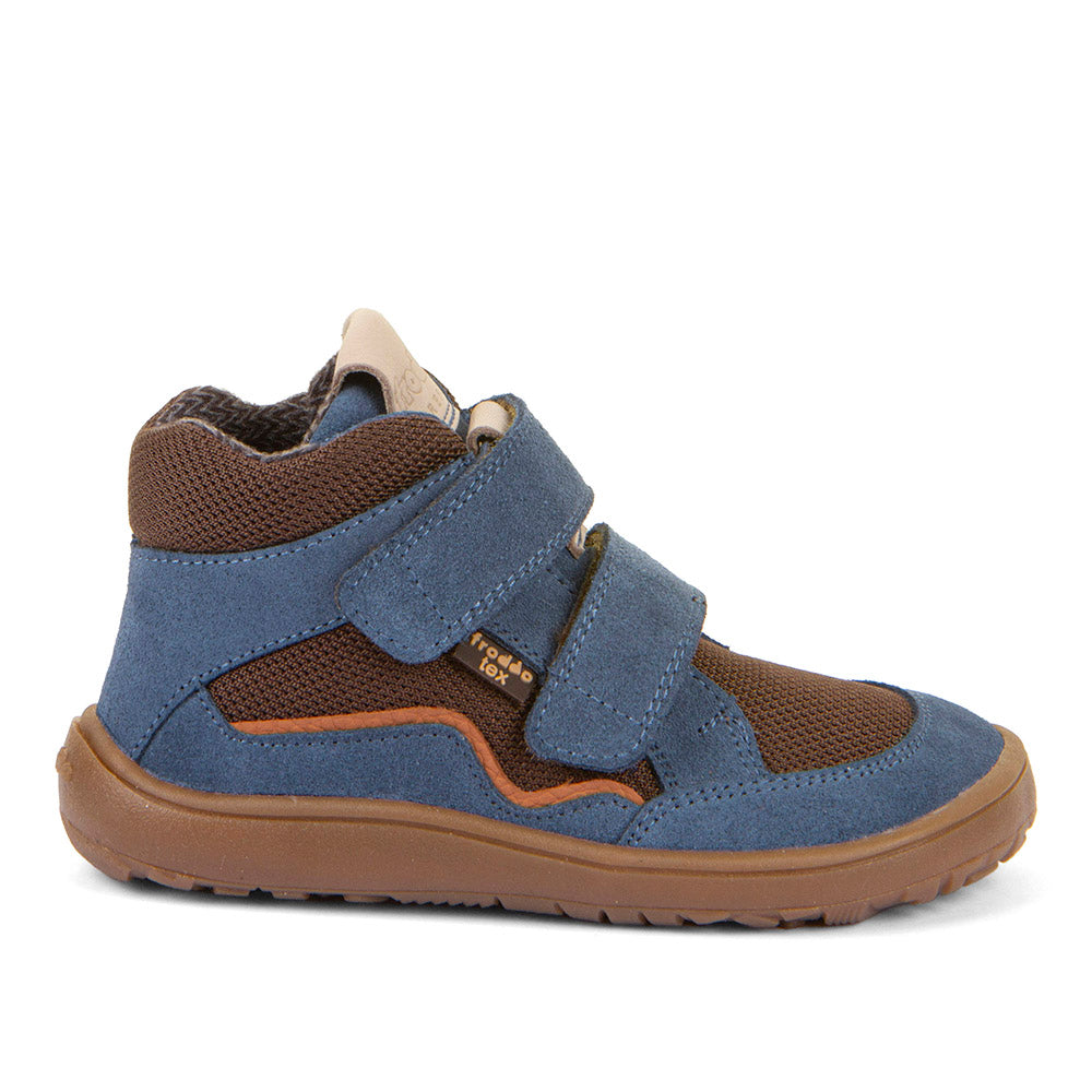 Froddo Buty barefoot dla dzieci za kostkę Tex Autumn Denim Brown