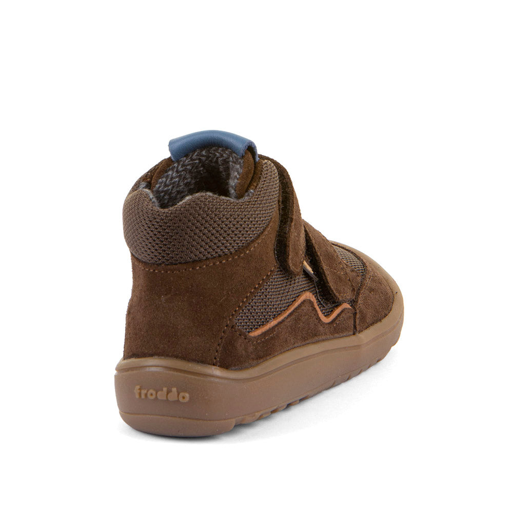Froddo Buty barefoot dla dzieci za kostkę Tex Autumn Dark Brown