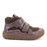 Froddo Buty barefoot dla dzieci za kostkę Tex Autumn Glitter Pink