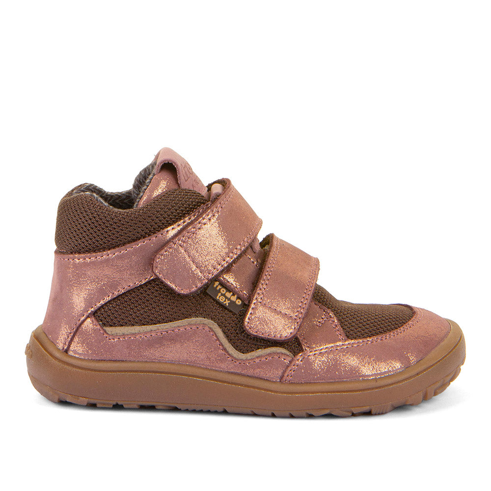 Froddo Buty barefoot dziecięce za kostkę Tex-Autumn Czekoladowa Róża