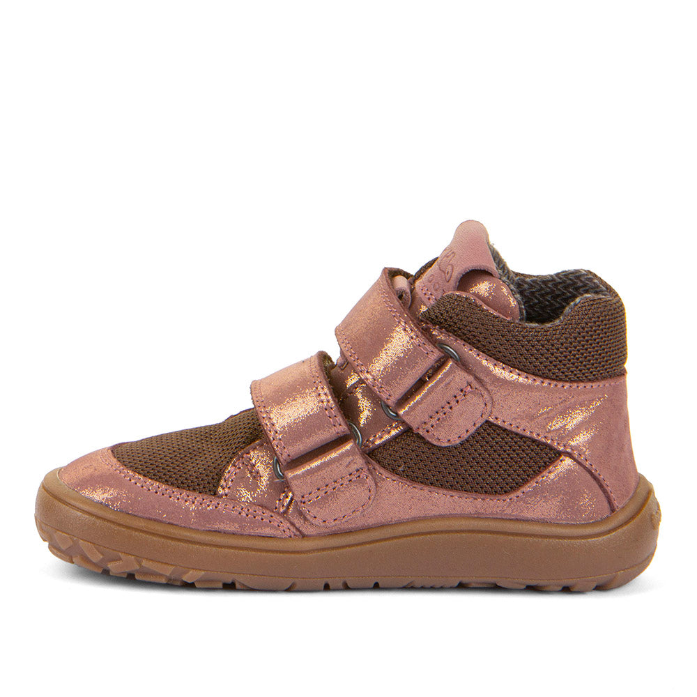 Froddo Buty barefoot dziecięce za kostkę Tex-Autumn Czekoladowa Róża