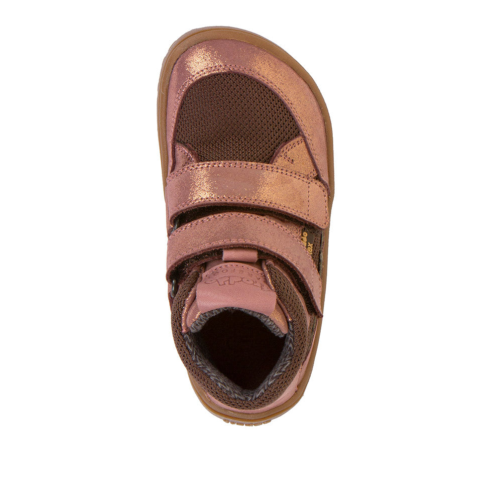 Froddo Buty barefoot dziecięce za kostkę Tex-Autumn Czekoladowa Róża