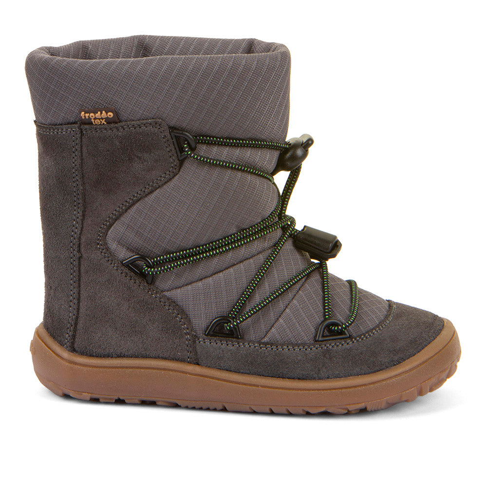 Froddo Zimowe buty typu Barefoot dla dzieci Tex Track Wool Gray