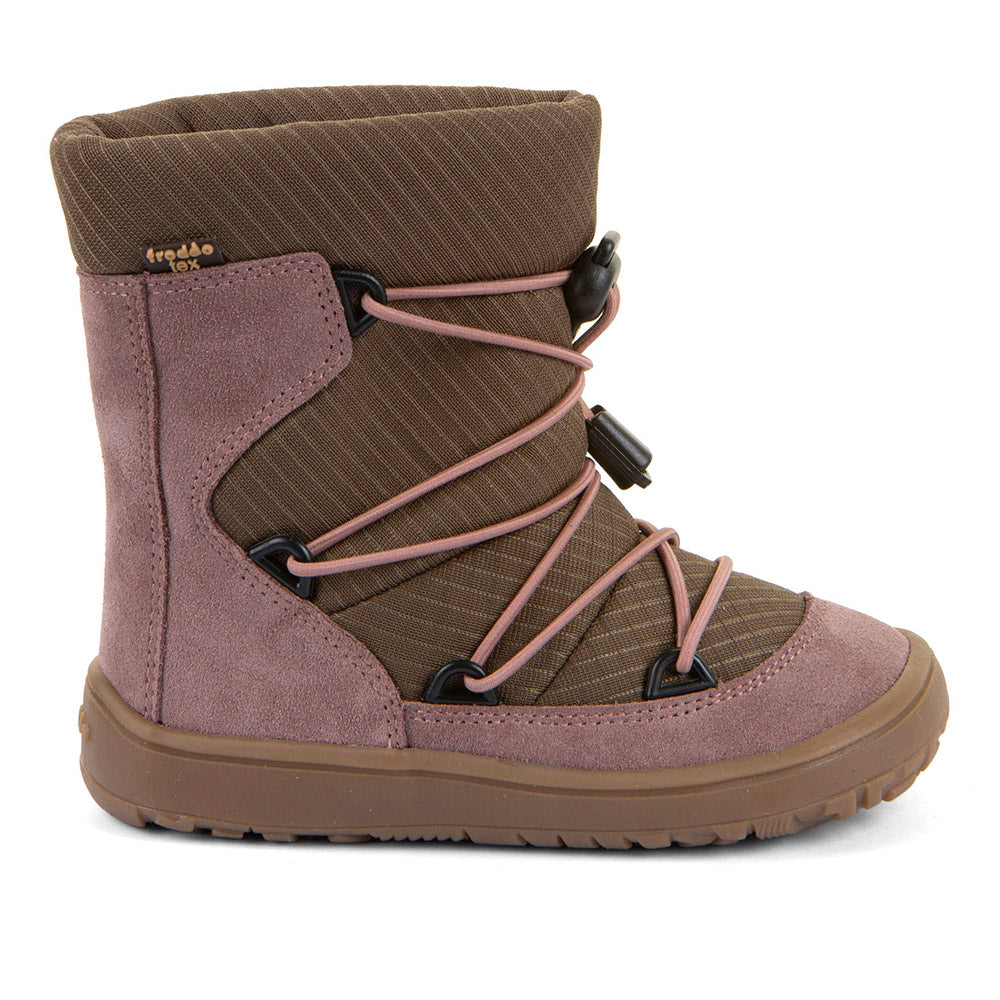 Froddo Zimowe buty typu Barefoot dla dzieci Tex Track Wool Pastel Pink