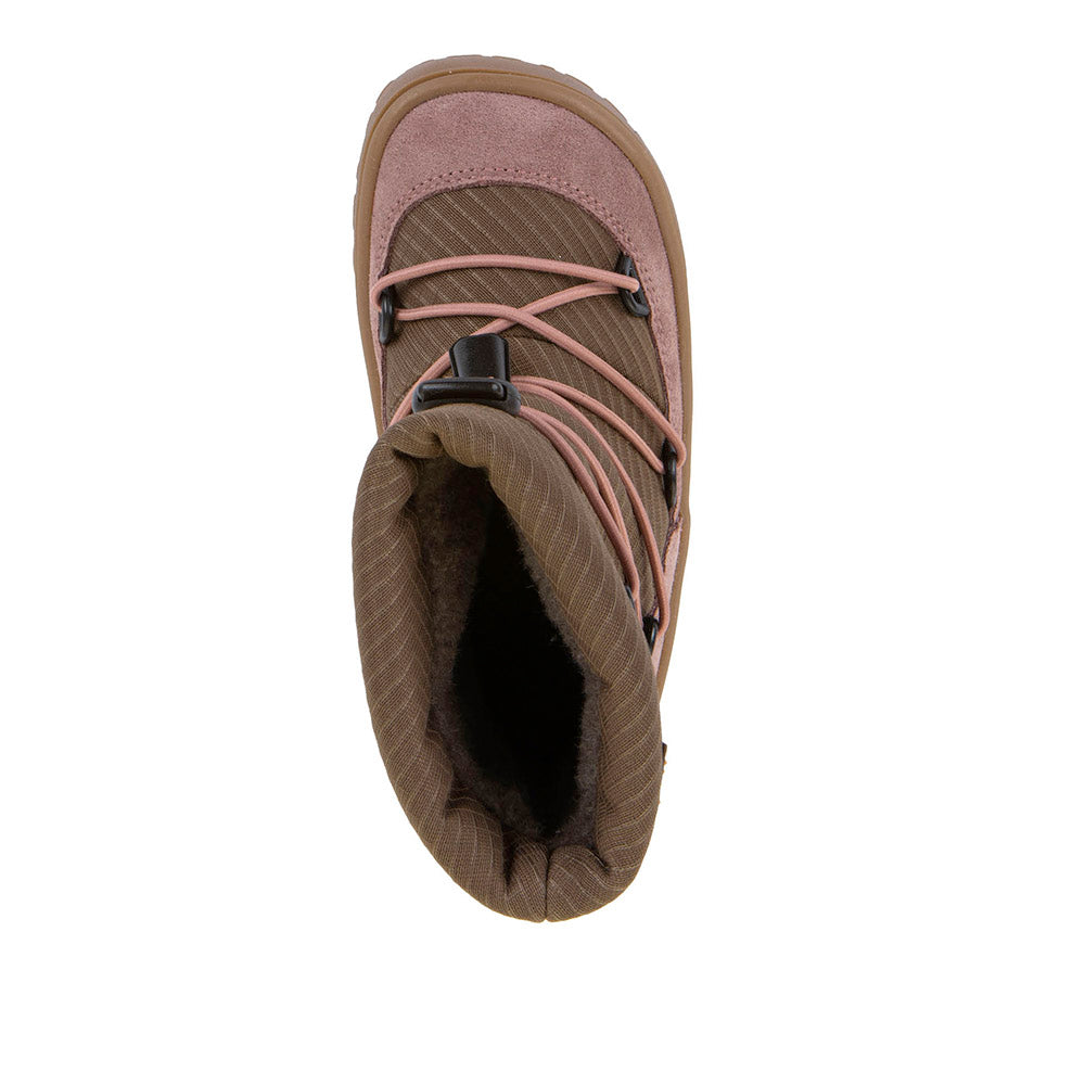 Froddo Zimowe buty typu Barefoot dla dzieci Tex Track Wool Pastel Pink