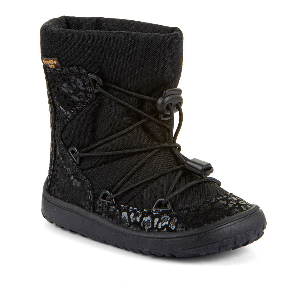 Froddo Zimowe buty typu Barefoot dla dzieci Tex Track Wool Black Leo
