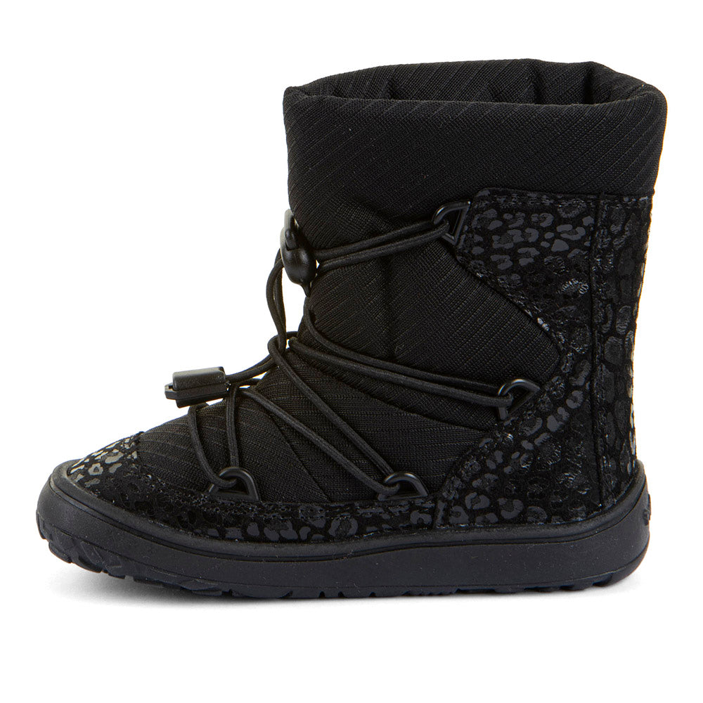 Froddo Zimowe buty typu Barefoot dla dzieci Tex Track Wool Black Leo