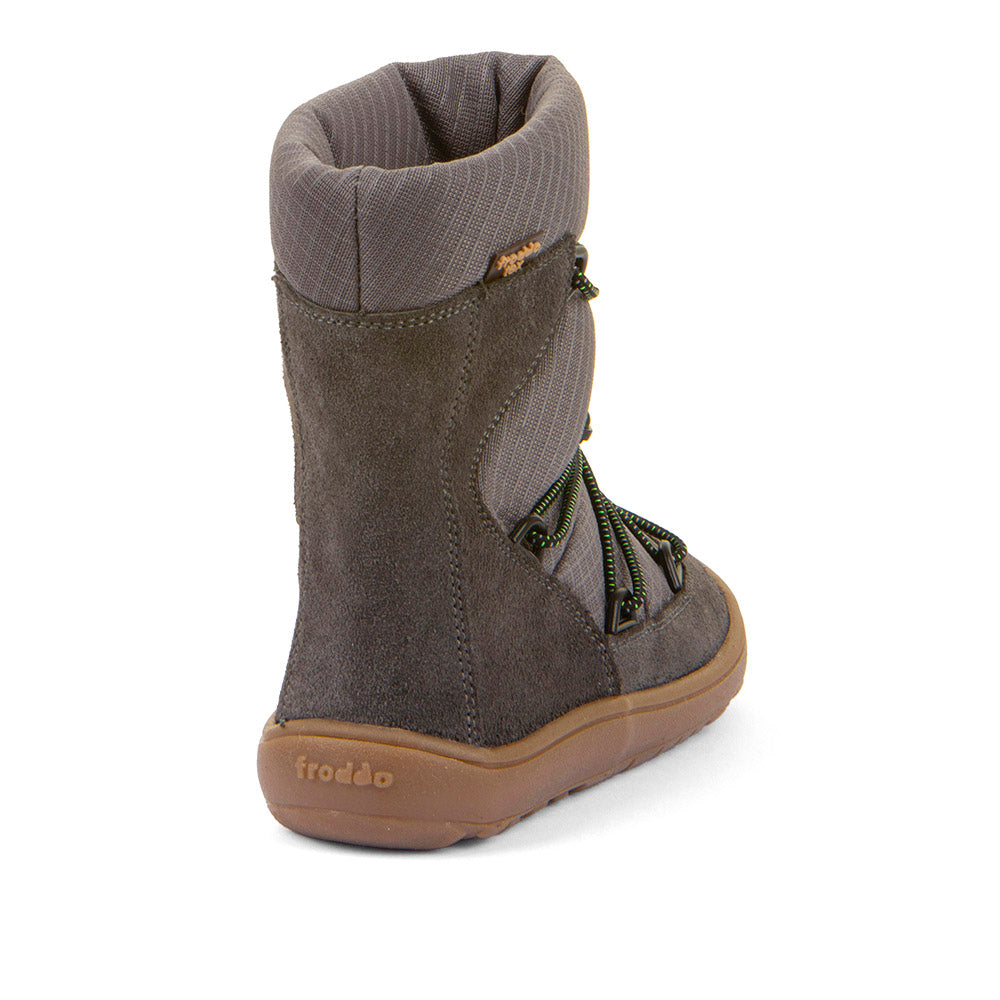 Froddo Zimowe buty typu Barefoot dla dzieci Tex Track Wool Gray