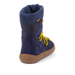 Froddo Zimowe buty typu Barefoot dla dzieci Tex Track Wool Denim Blue