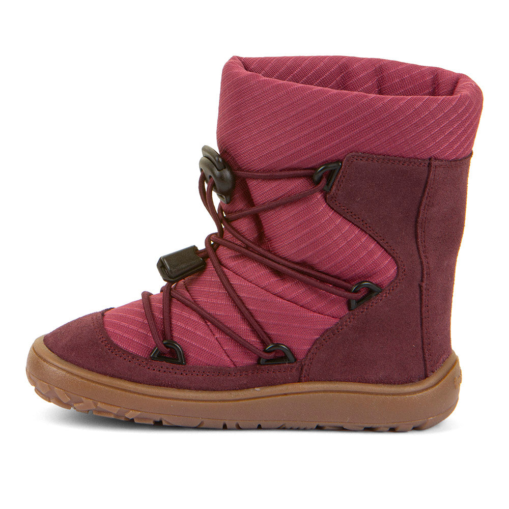 Froddo Zimowe buty typu Barefoot dla dzieci Tex Track Wool Dark Pink
