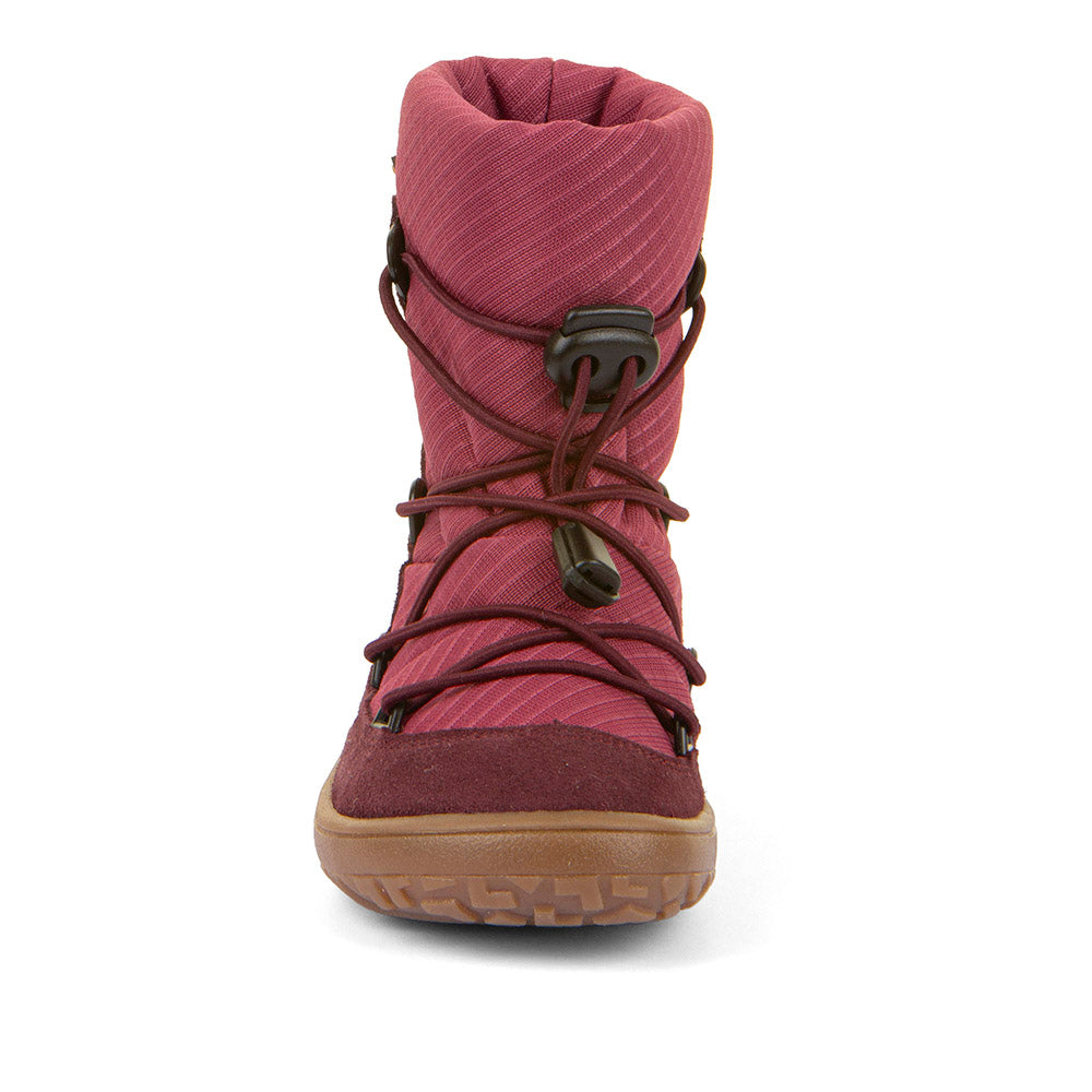 Froddo Zimowe buty typu Barefoot dla dzieci Tex Track Wool Dark Pink