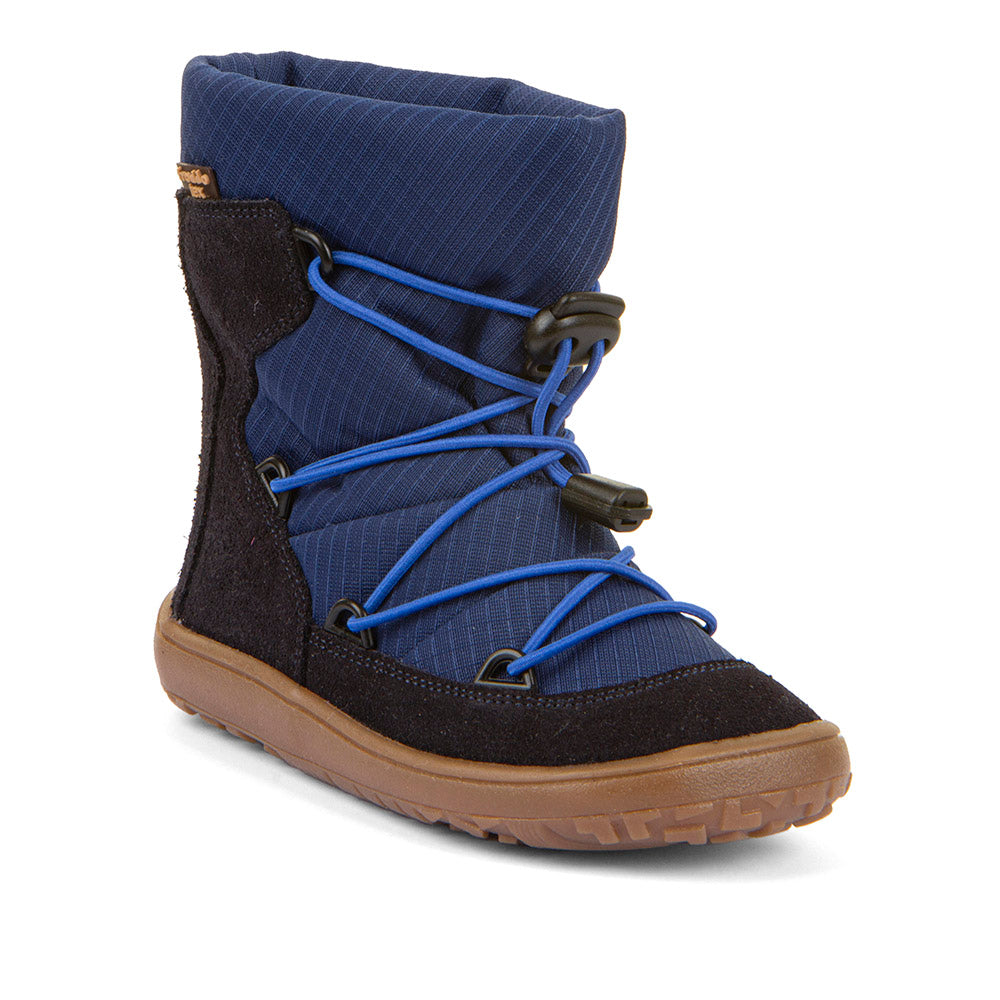 Froddo Zimowe buty typu Barefoot dla dzieci Tex Track Wool Dark Blue
