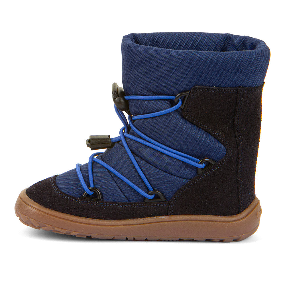 Froddo Zimowe buty typu Barefoot dla dzieci Tex Track Wool Dark Blue