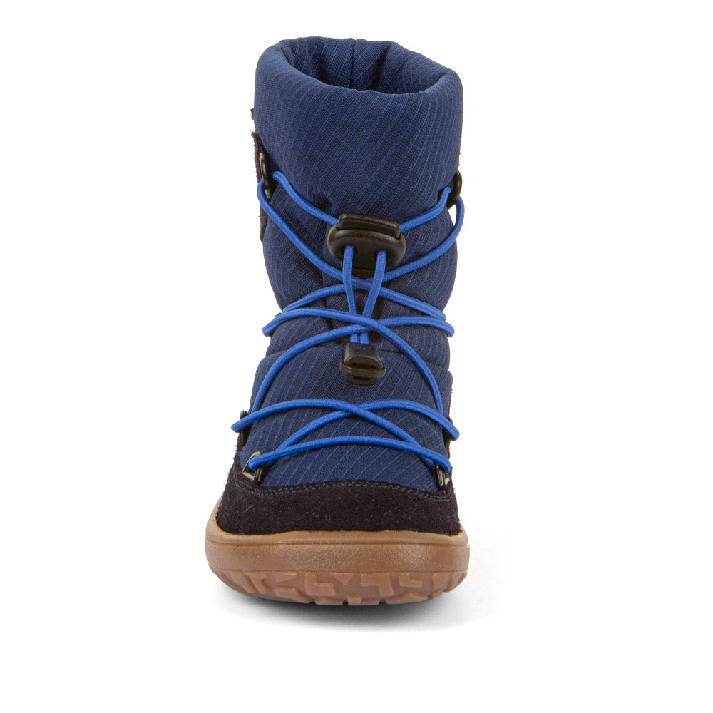 Froddo Zimowe buty typu Barefoot dla dzieci Tex Track Wool Dark Blue