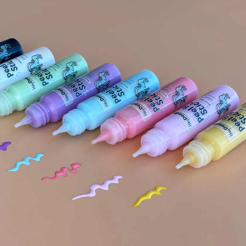 HeyDoodle Brokatowa Farba do Tworzenia Naklejek Peel & Stick Paint.