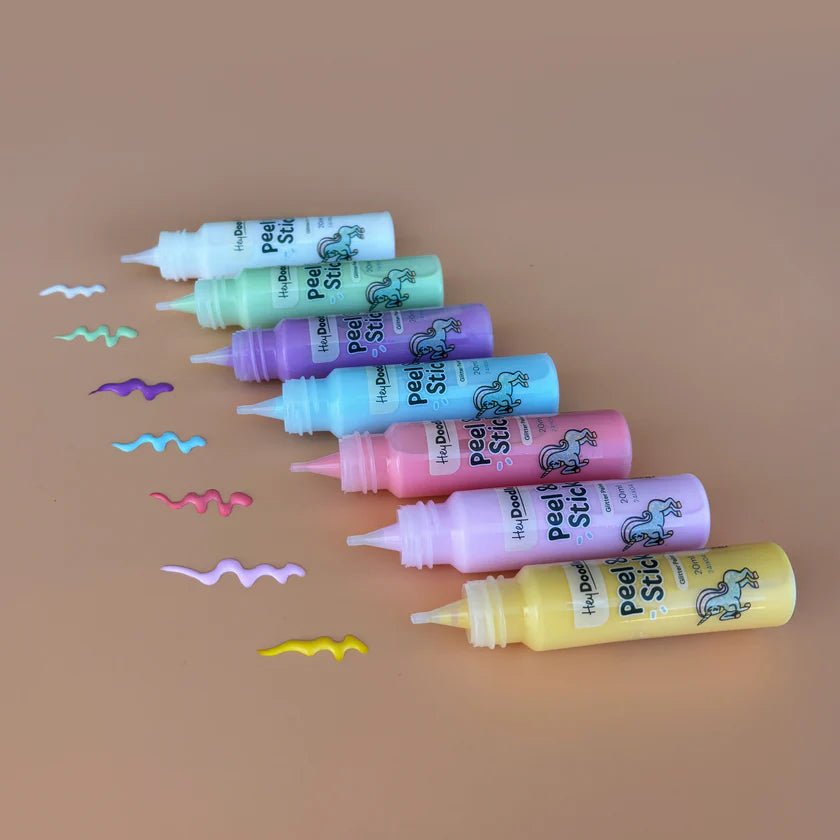 HeyDoodle Brokatowa Farba do Tworzenia Naklejek Peel & Stick Paint.