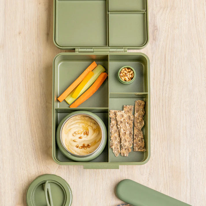 Citron Grand Lunch Box z Termosem Green