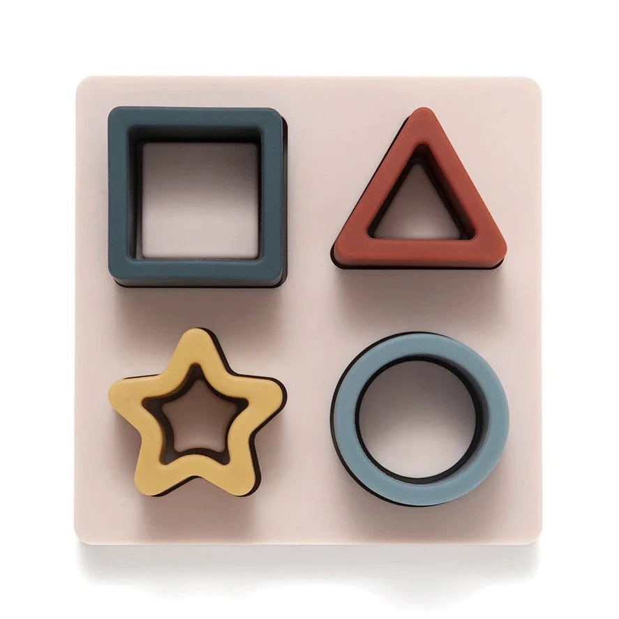 Petit Monkey Silikonowe puzzle układanka dla dzieci Kształty Gwiazda
