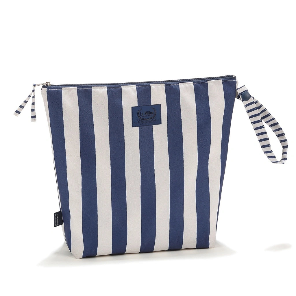 La Millou Kosmetyczka wodoodporna XL STRIPES NAVY