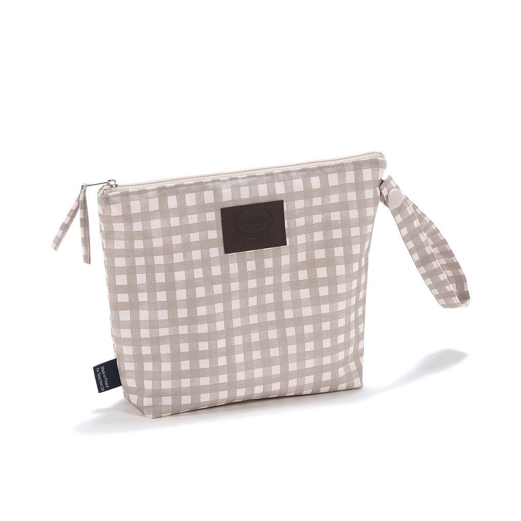 La Millou Kosmetyczka wodoodporna M BEIGE VICHY