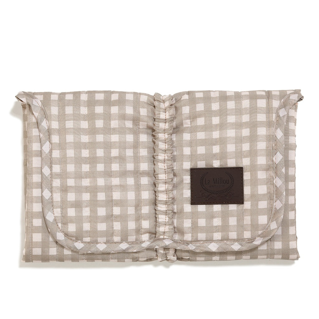 La Millou Mata do przewijania Ortalion BEIGE VICHY