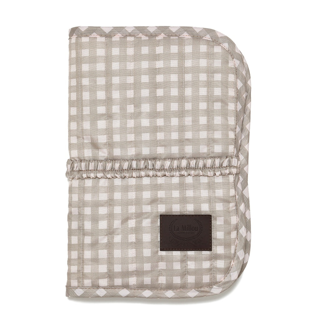 La Millou Etui Organizer na pieluszki Ortalion BEIGE VICHY