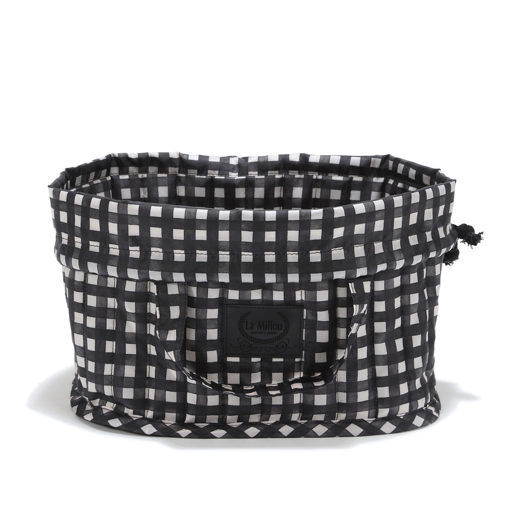 La Millou Organizer na pieluchy Ortalion BLACK VICHY