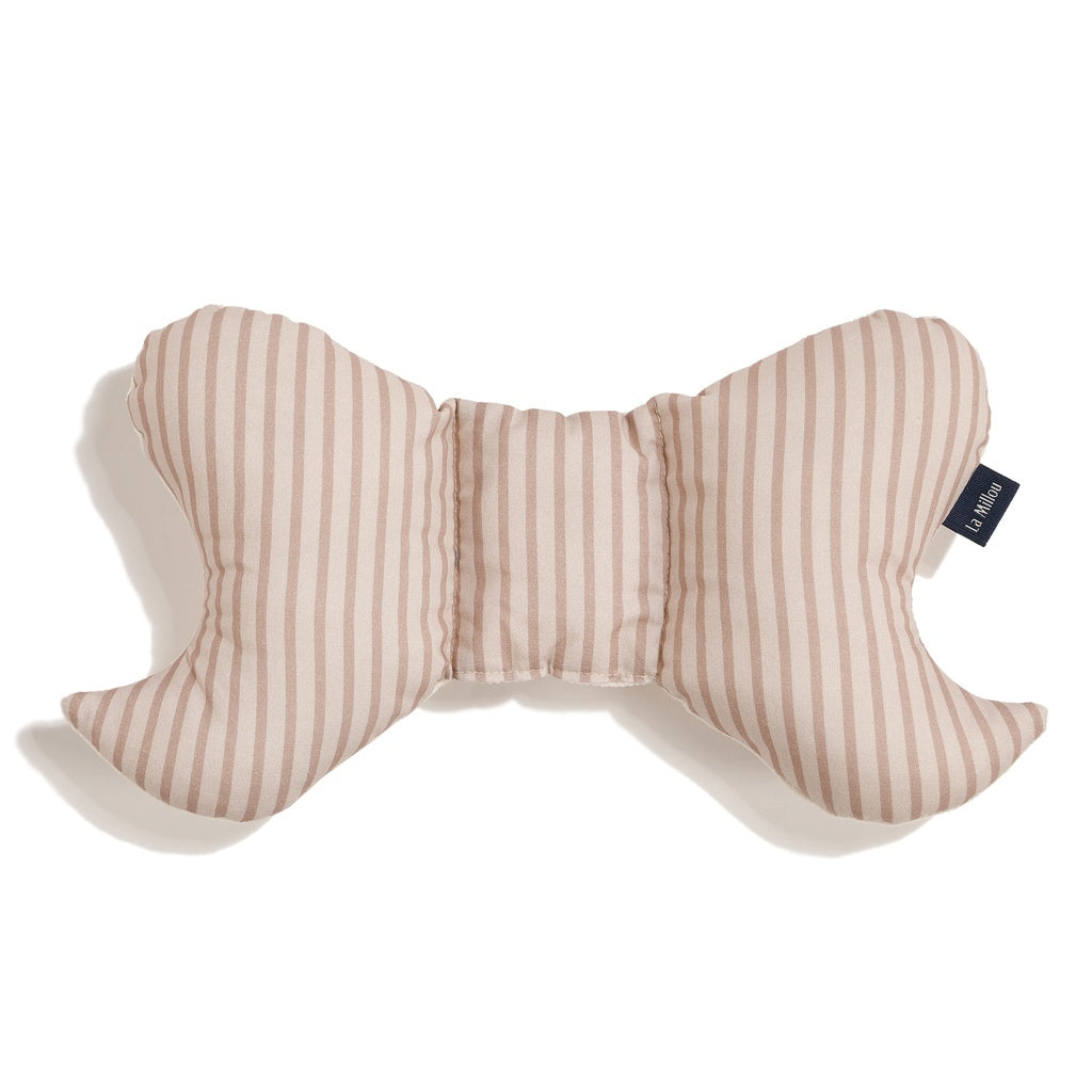 La Millou Poduszka do wózka Angel's Wings Velvet STRIPES BEIGE