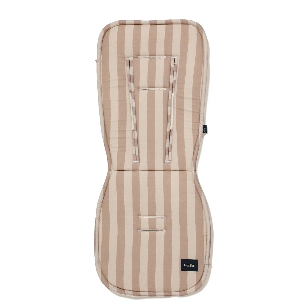La Millou Wkładka do wózka spacerowego Velvet Multi STRIPES BEIGE