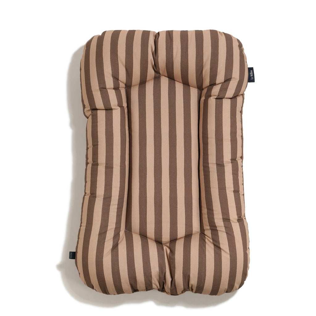 La Millou Kokon niemowlęcy Bawełniany Velvet STRIPES BROWN 50X86CM M