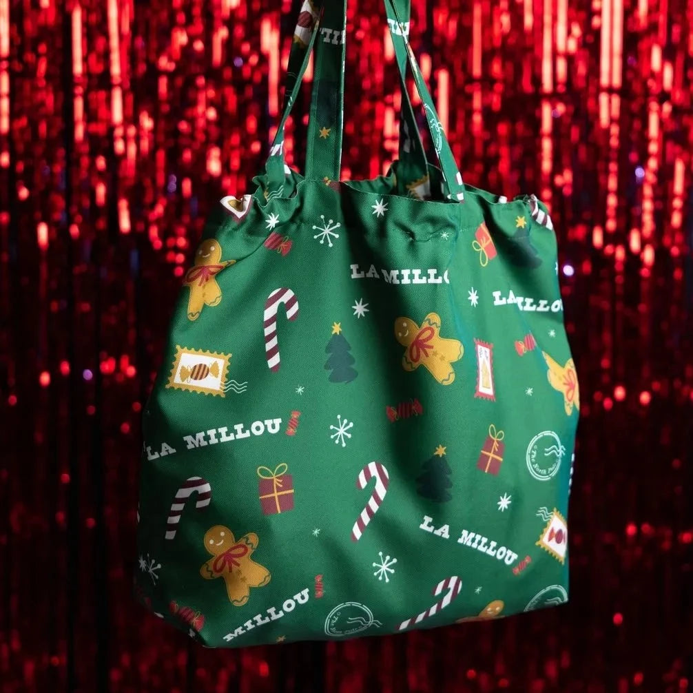 La Millou Torba dla mamy Shopper Bag z kieszonką Merry Christmas