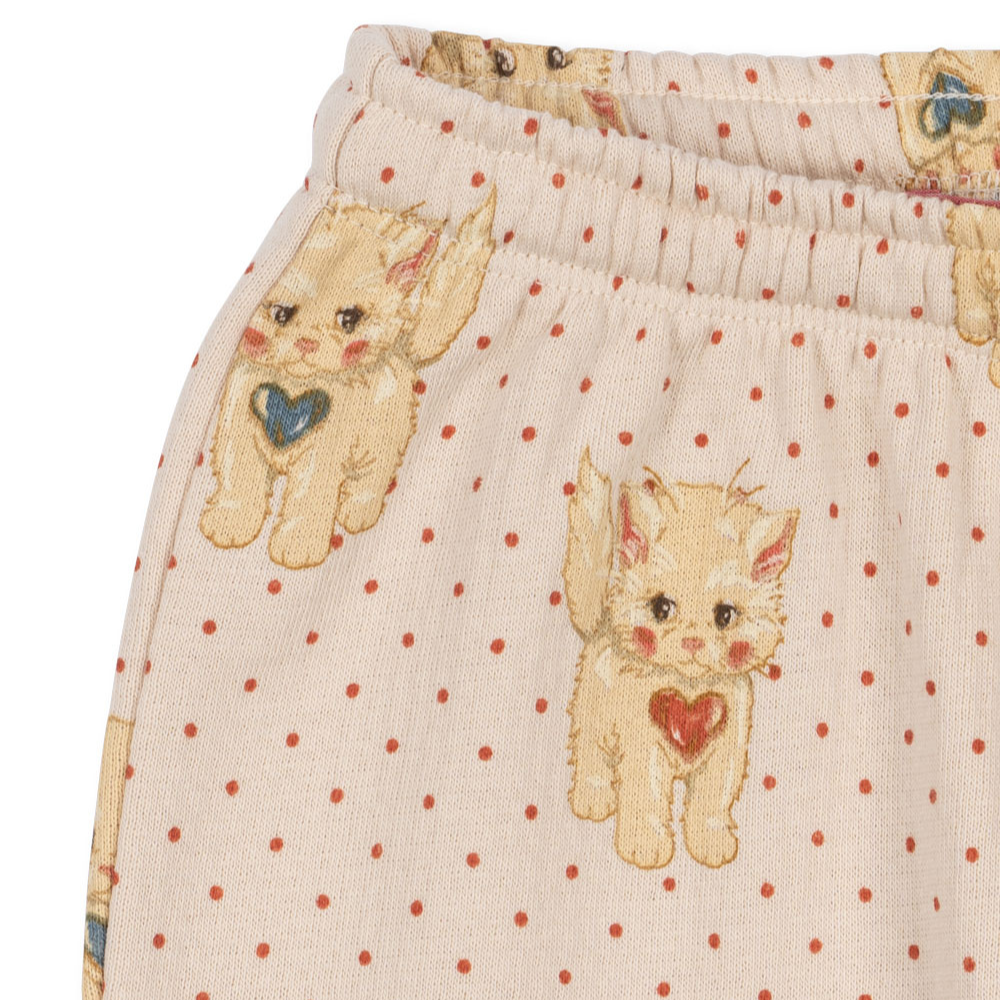 Konges Slojd Spodnie dziewczęce Belli Sweat Pants Ocs Miao Amore