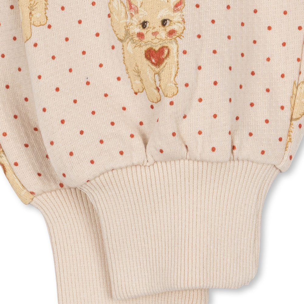 Konges Slojd Spodnie dziewczęce Belli Sweat Pants Ocs Miao Amore