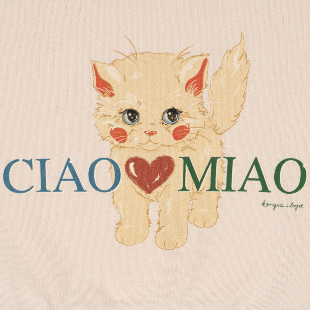 Konges Slojd Bluza dresowa Belli Sweat Shirt Ocs Whisper Pink