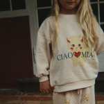 Konges Slojd Bluza dresowa Belli Sweat Shirt Ocs Whisper Pink