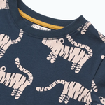 Liewood Koszulka Francis Printed SS Tiger / Classic navy