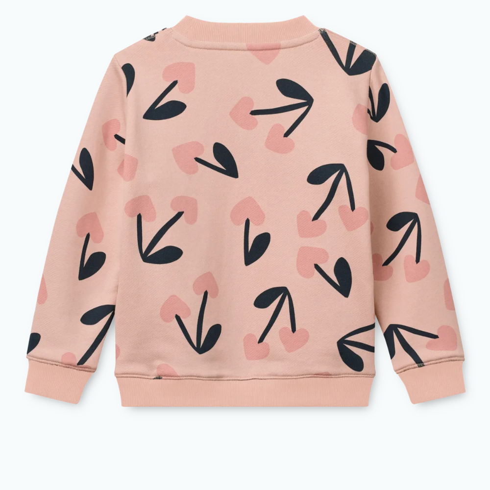 Liewood Bluza Ridley Printed Mega Cherry heart / Rosey