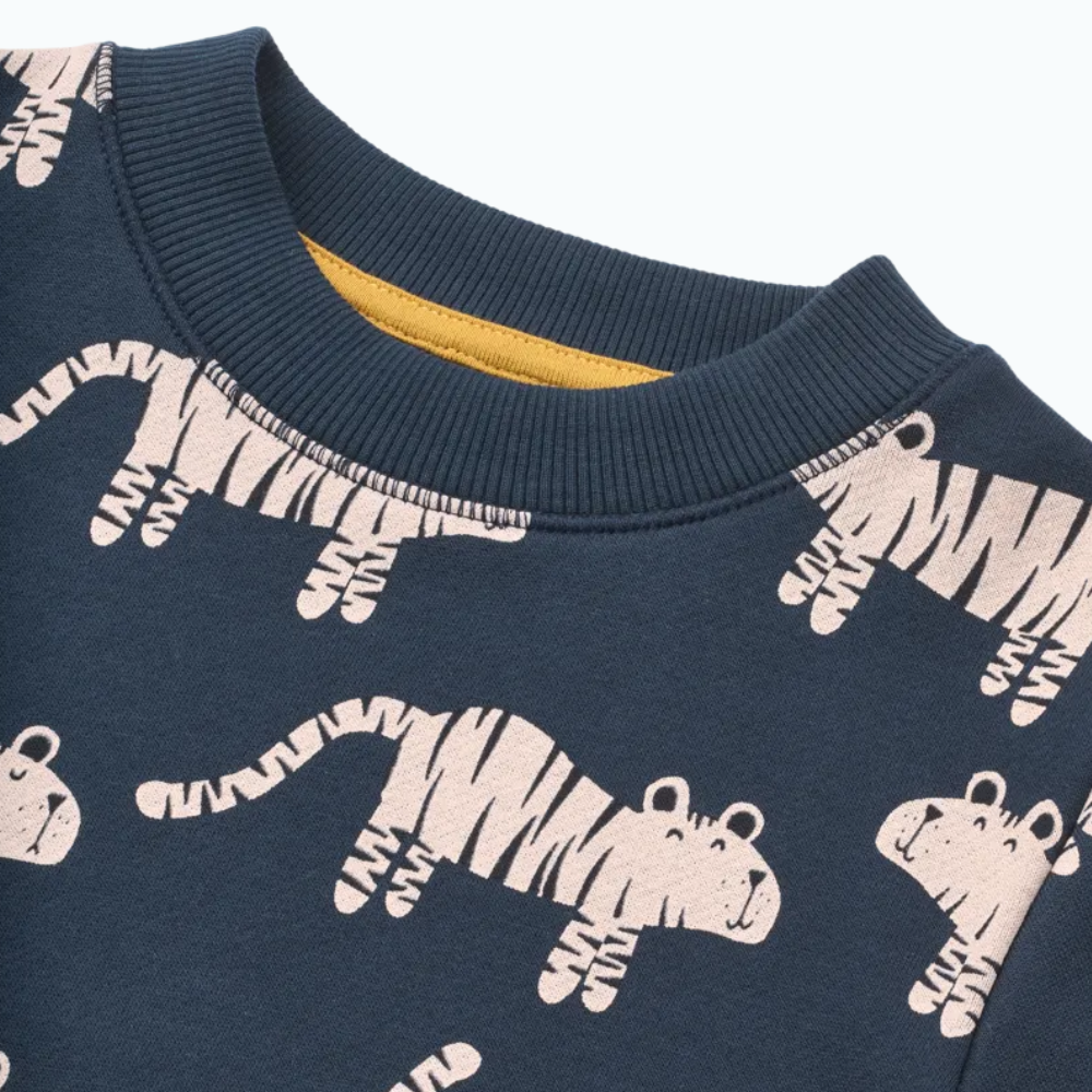 Liewood Bluza dziecięca Ridley Printed Tiger / Classic navy