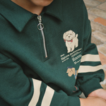 Konges Slojd Bluza dziecięca z kołnierzykiem Doggy Pine Grove