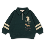 Konges Slojd Bluza dziecięca z kołnierzykiem Doggy Pine Grove