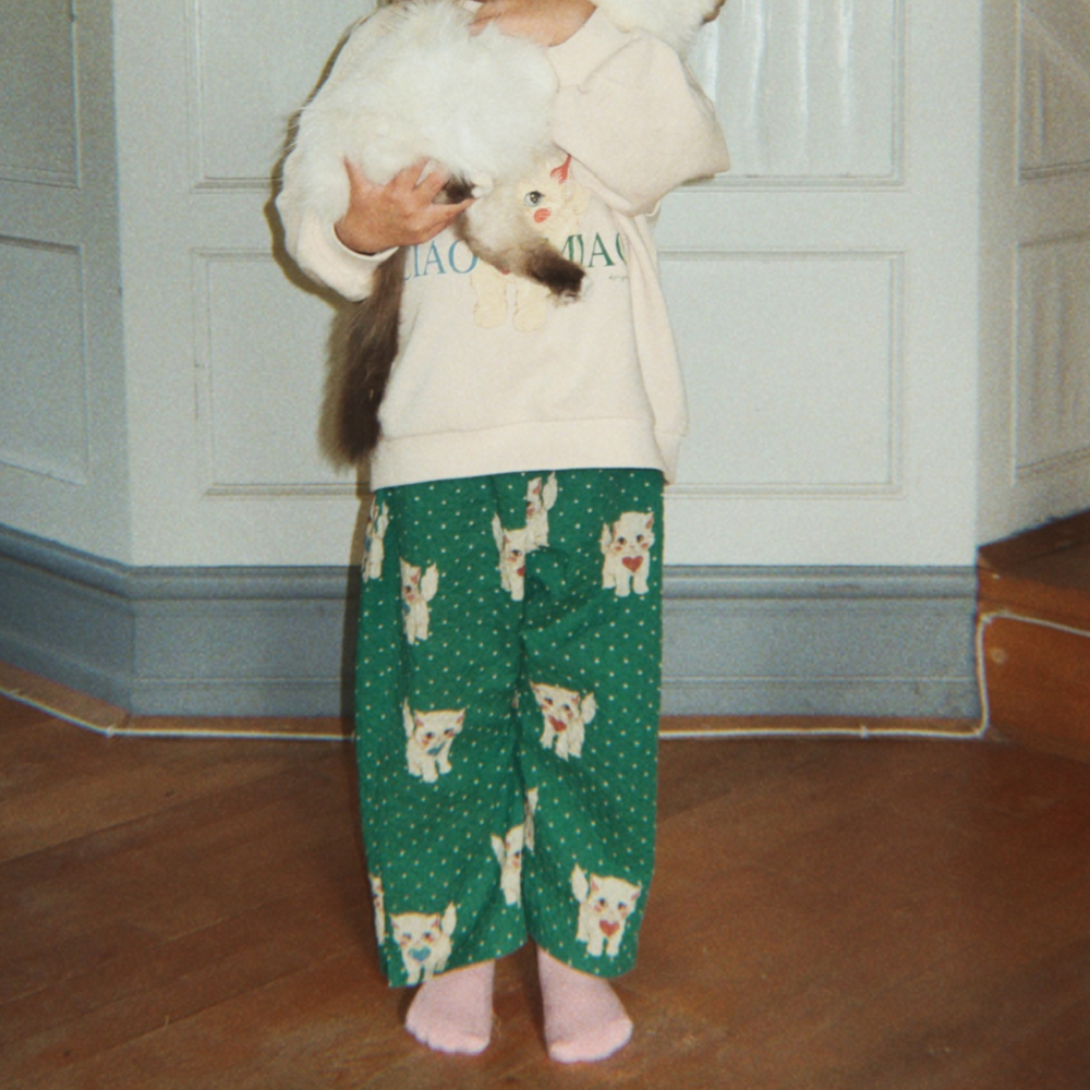 Konges Slojd Spodnie Elin Gots Dot Miao Verde