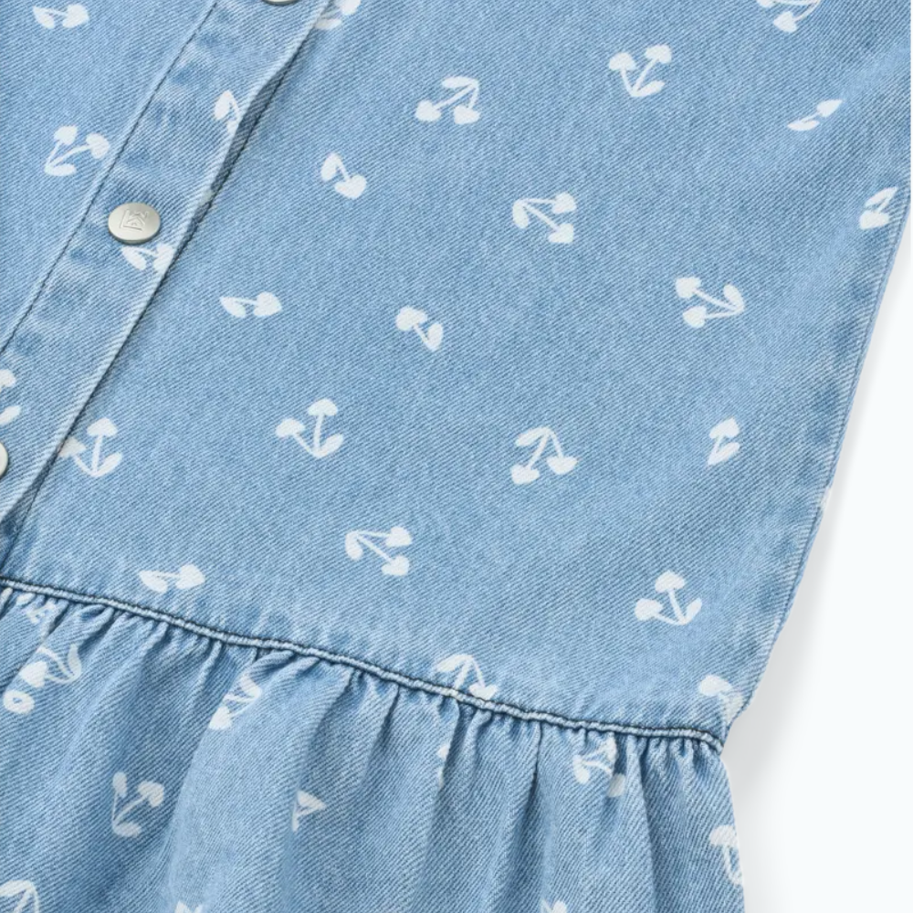 Liewood Sukienka dżinsowa Sybilla Cherry heart sandy / Denim