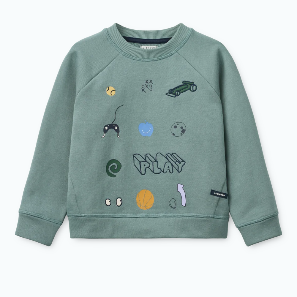 Liewood Bluza dziecięca Orson Play / Dusty Peppermint