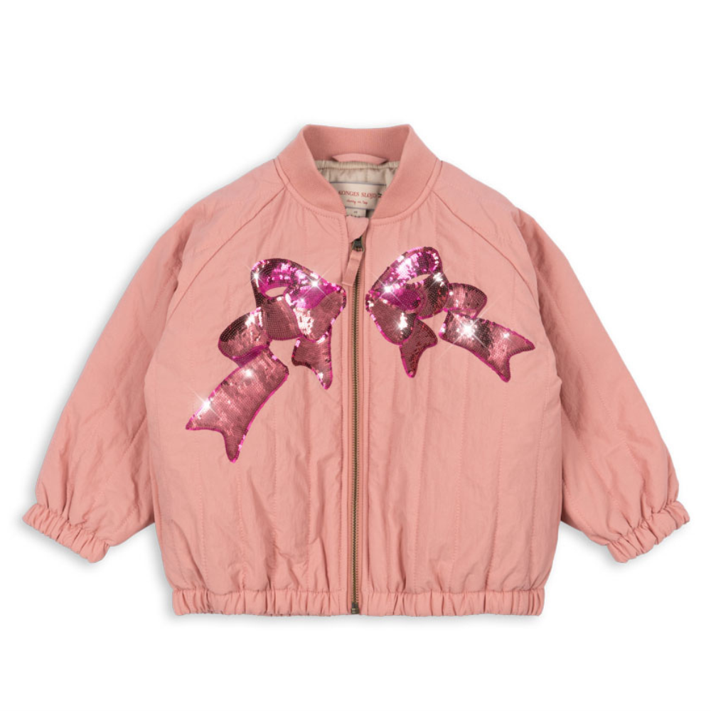 Konges Slojd Kurtka bomberka dziecięca z cekinami Juno Rosette
