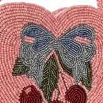 Konges Slojd Torebka Beaded dla dziewczynki w kształcie serca Amarena